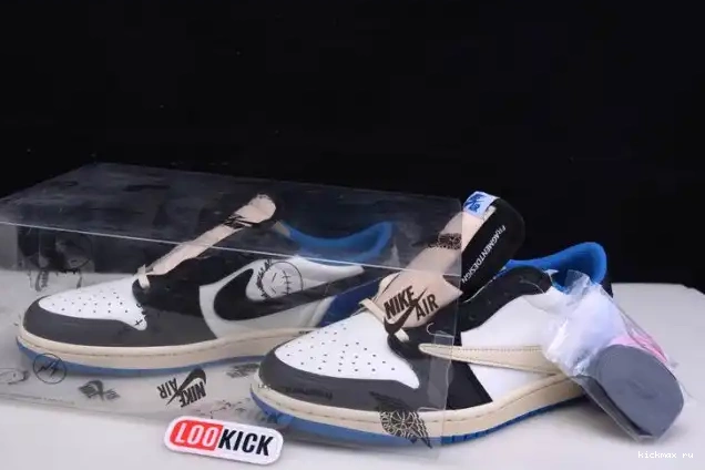 Rep Design DM7866-140 x Scott Travis Air Fragment x Jordan Retro 1 Low 0613